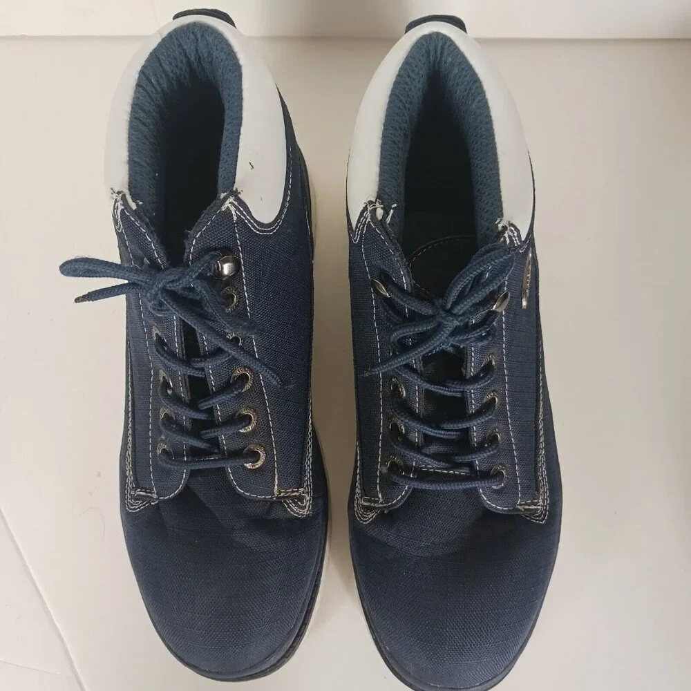 Lugz Drifter Ripstop Boot Mens Size 9 Blue Nylon Chukka Rugged Outdoor MDRST411